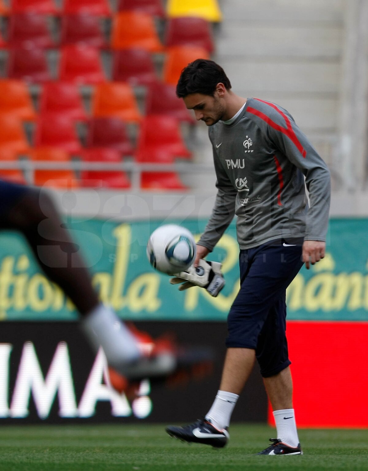 FOTO Francezii au efectuat antrenamentul oficial pe National Arena!