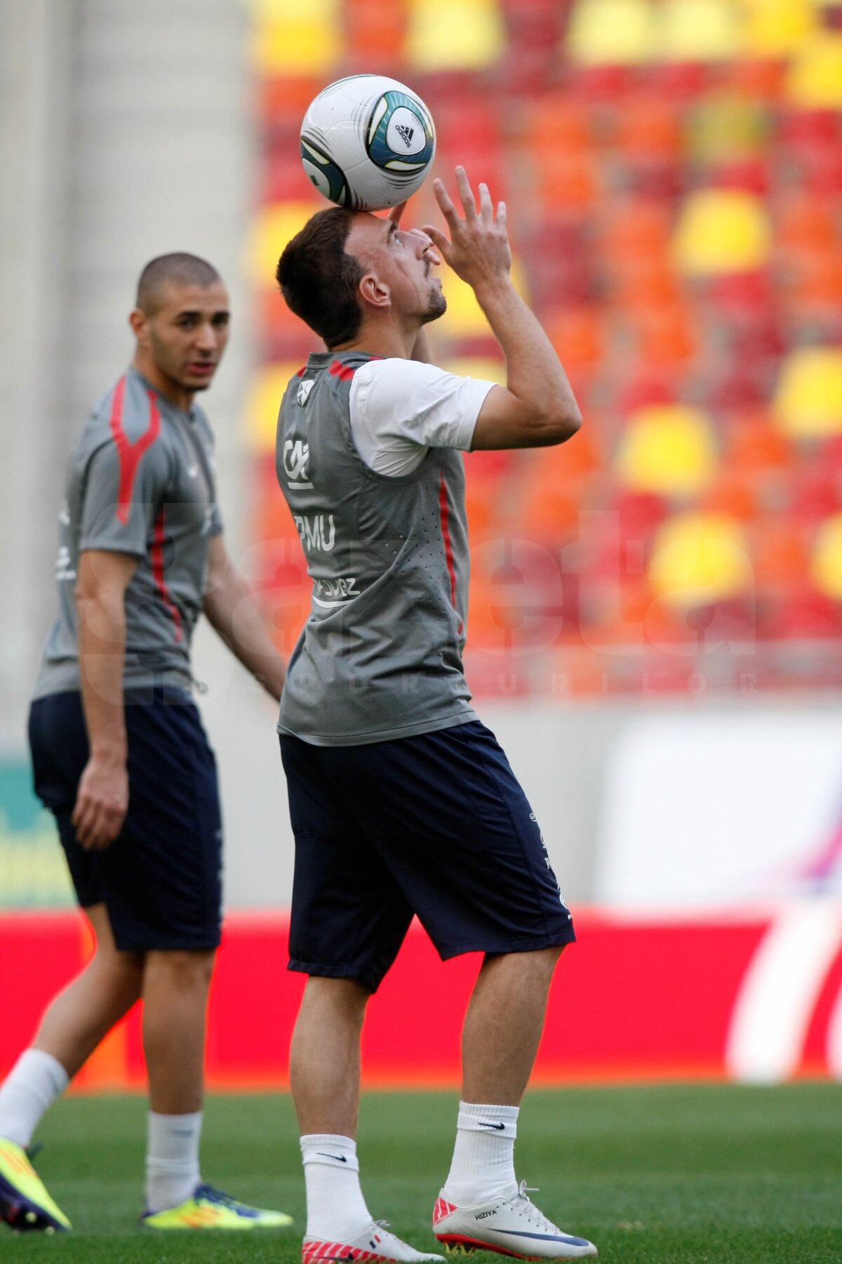 FOTO Francezii au efectuat antrenamentul oficial pe National Arena!