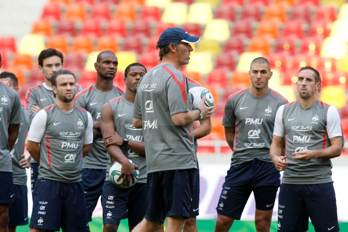 FOTO Francezii au efectuat antrenamentul oficial pe National Arena!