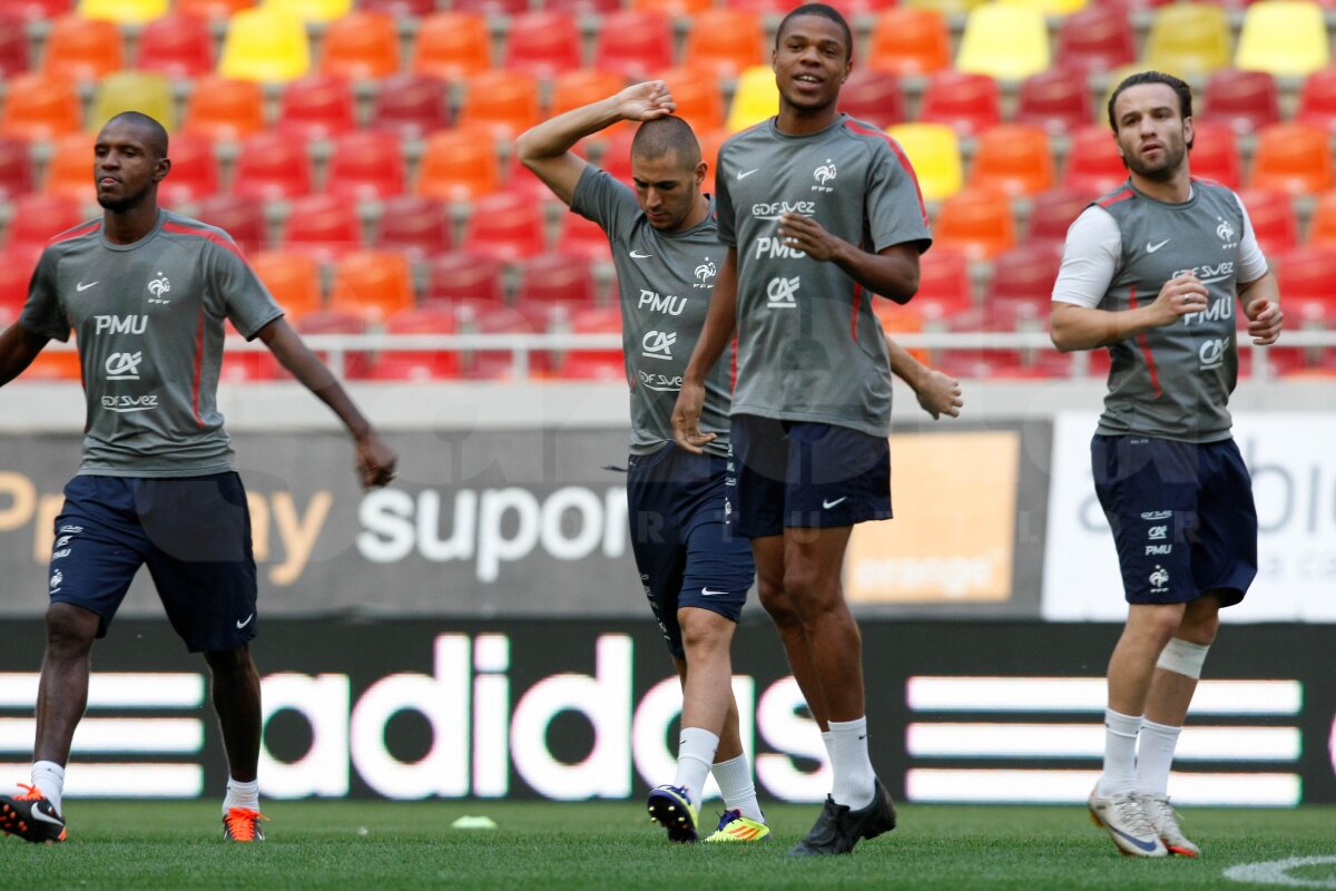 FOTO Francezii au efectuat antrenamentul oficial pe National Arena!