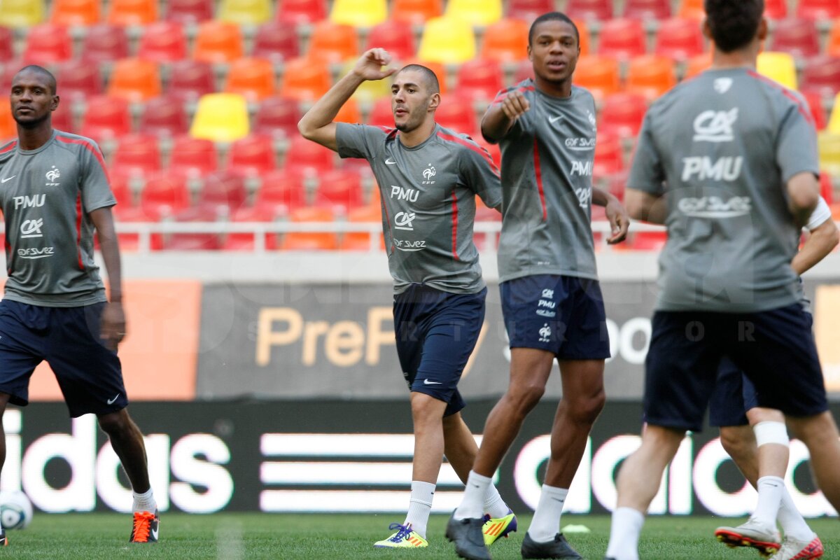 FOTO Francezii au efectuat antrenamentul oficial pe National Arena!
