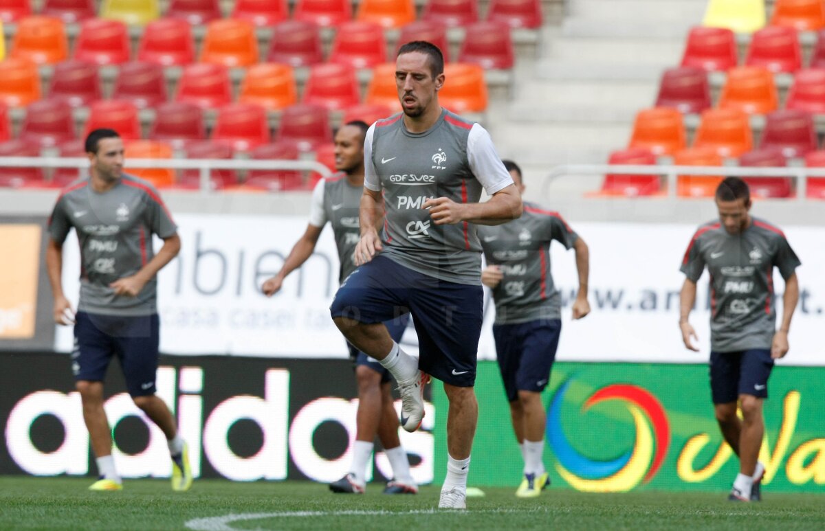 FOTO Francezii au efectuat antrenamentul oficial pe National Arena!