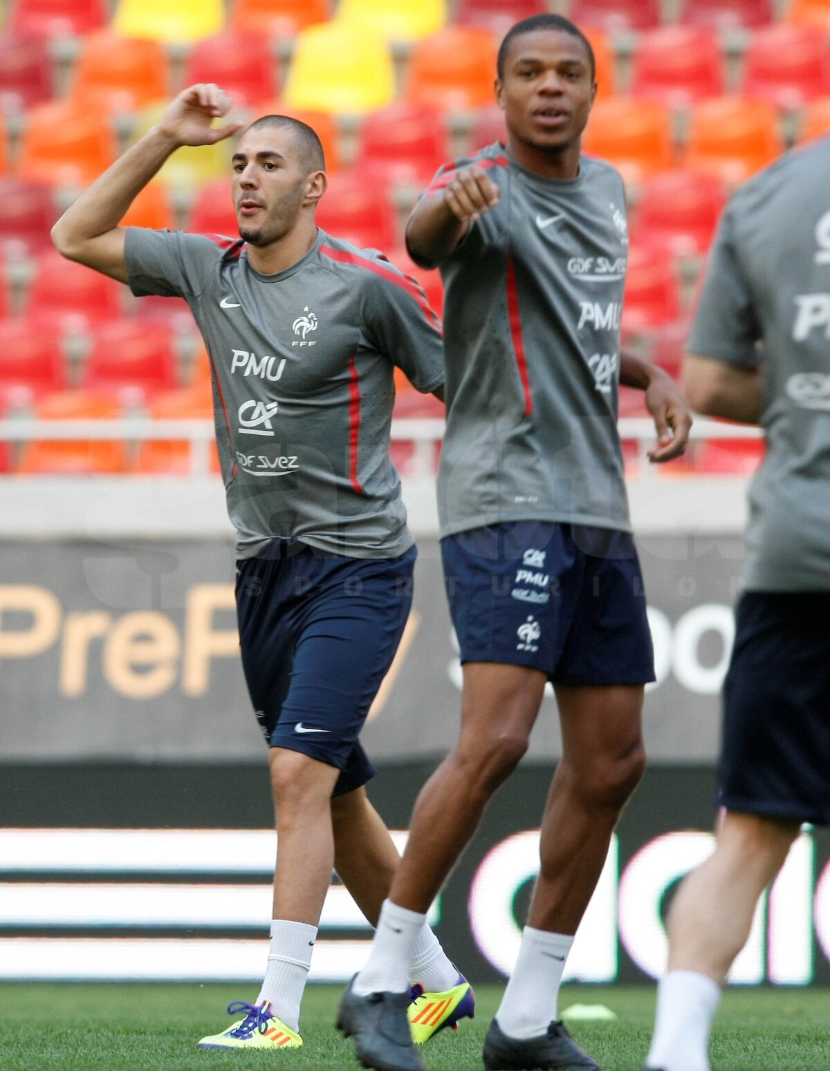 FOTO Francezii au efectuat antrenamentul oficial pe National Arena!