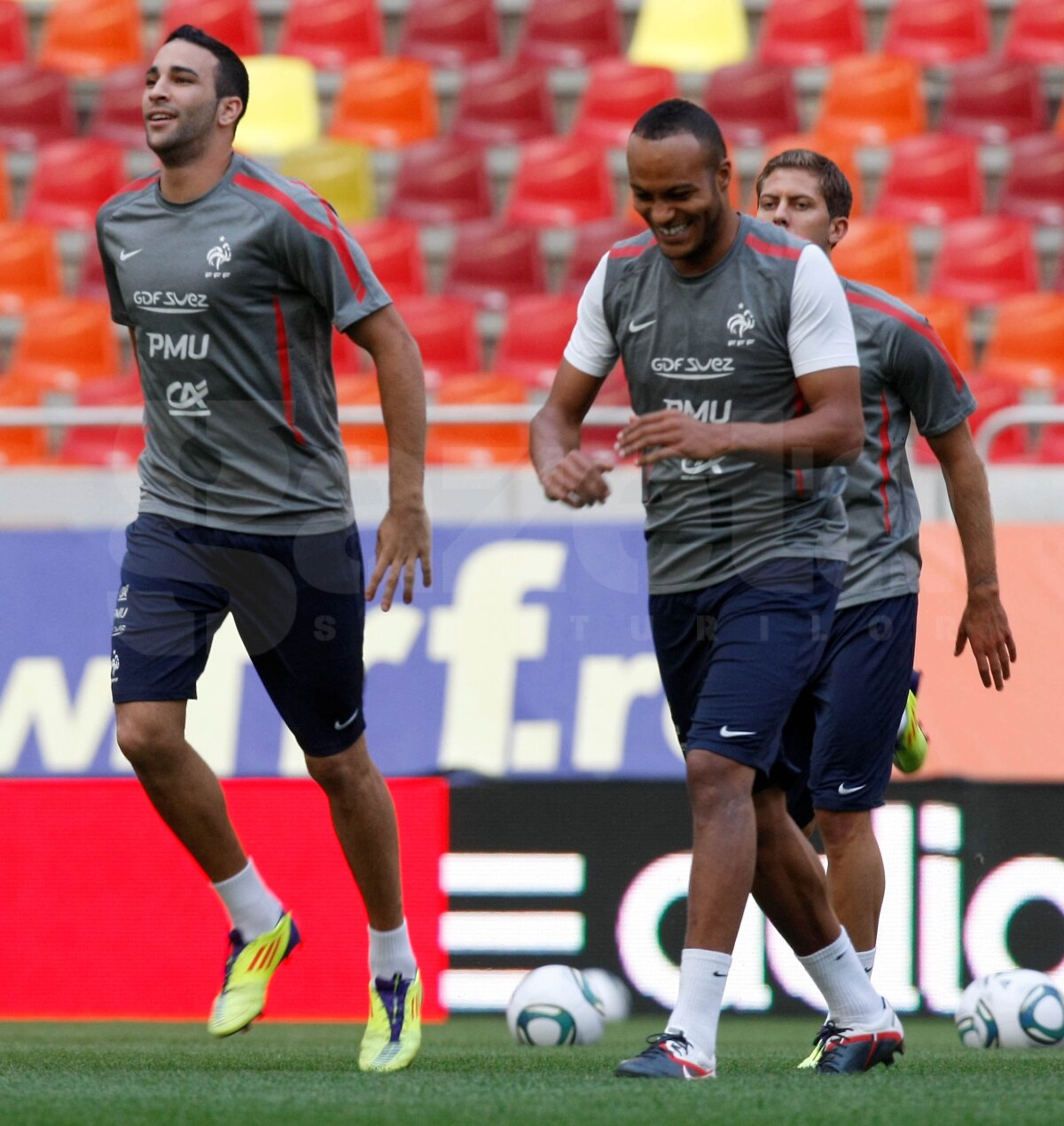 FOTO Francezii au efectuat antrenamentul oficial pe National Arena!