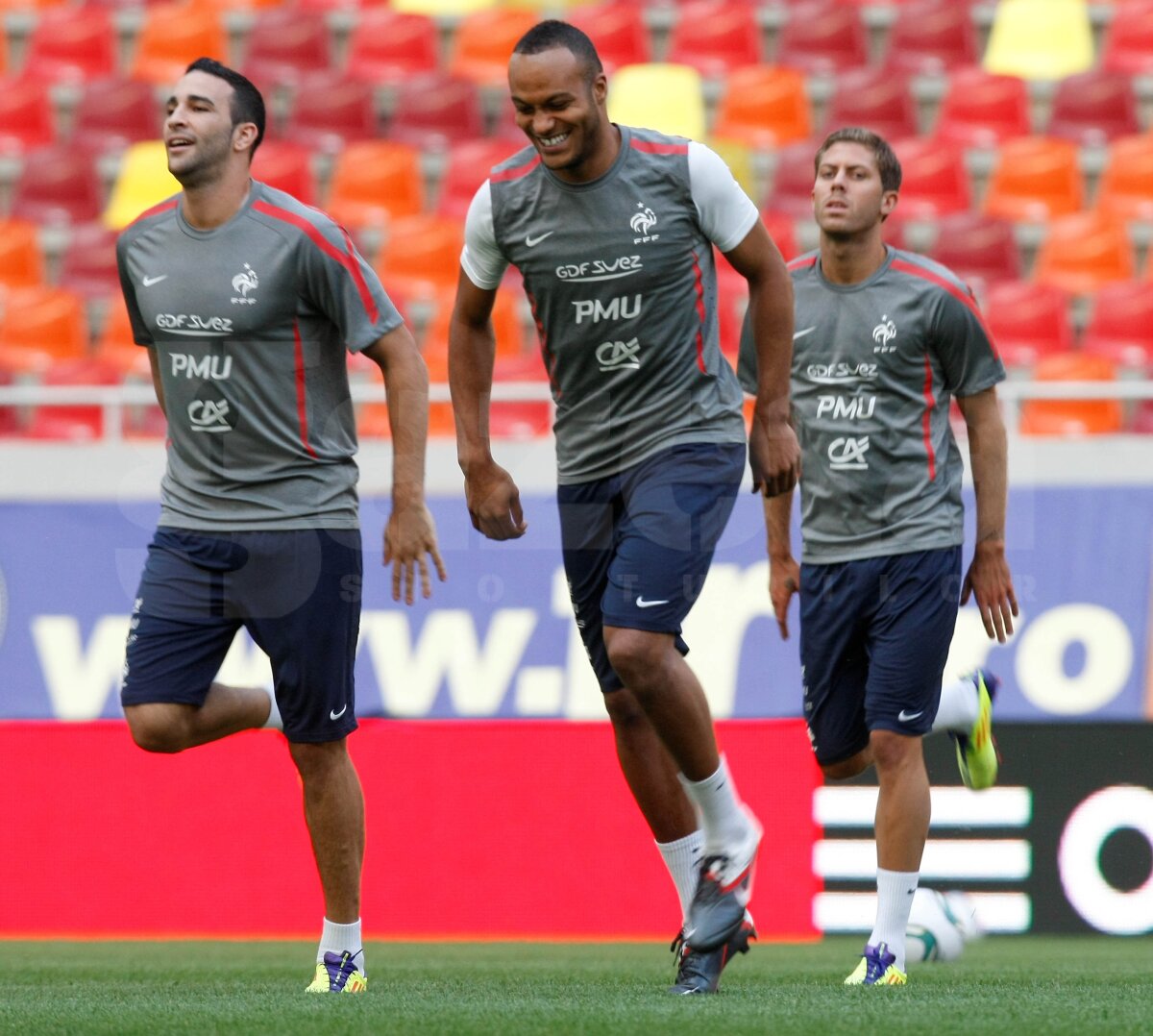FOTO Francezii au efectuat antrenamentul oficial pe National Arena!