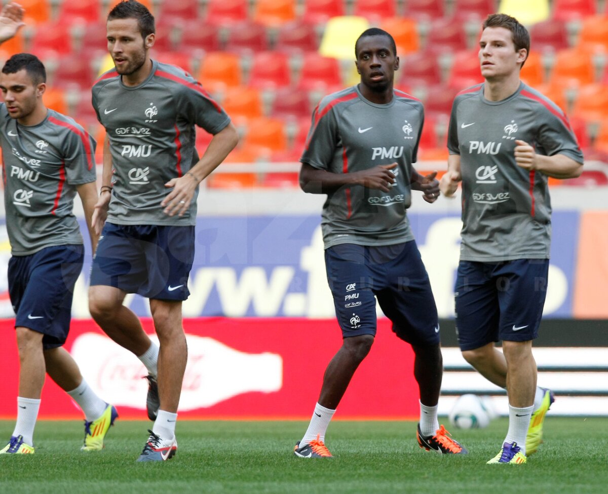 FOTO Francezii au efectuat antrenamentul oficial pe National Arena!