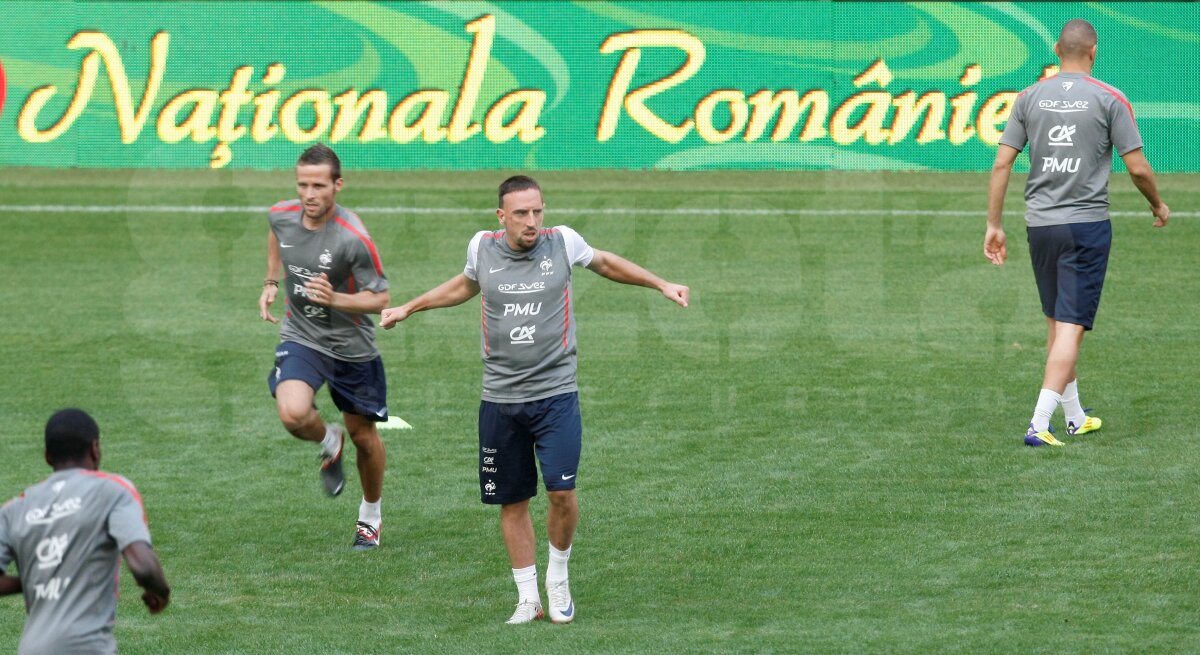 FOTO Francezii au efectuat antrenamentul oficial pe National Arena!