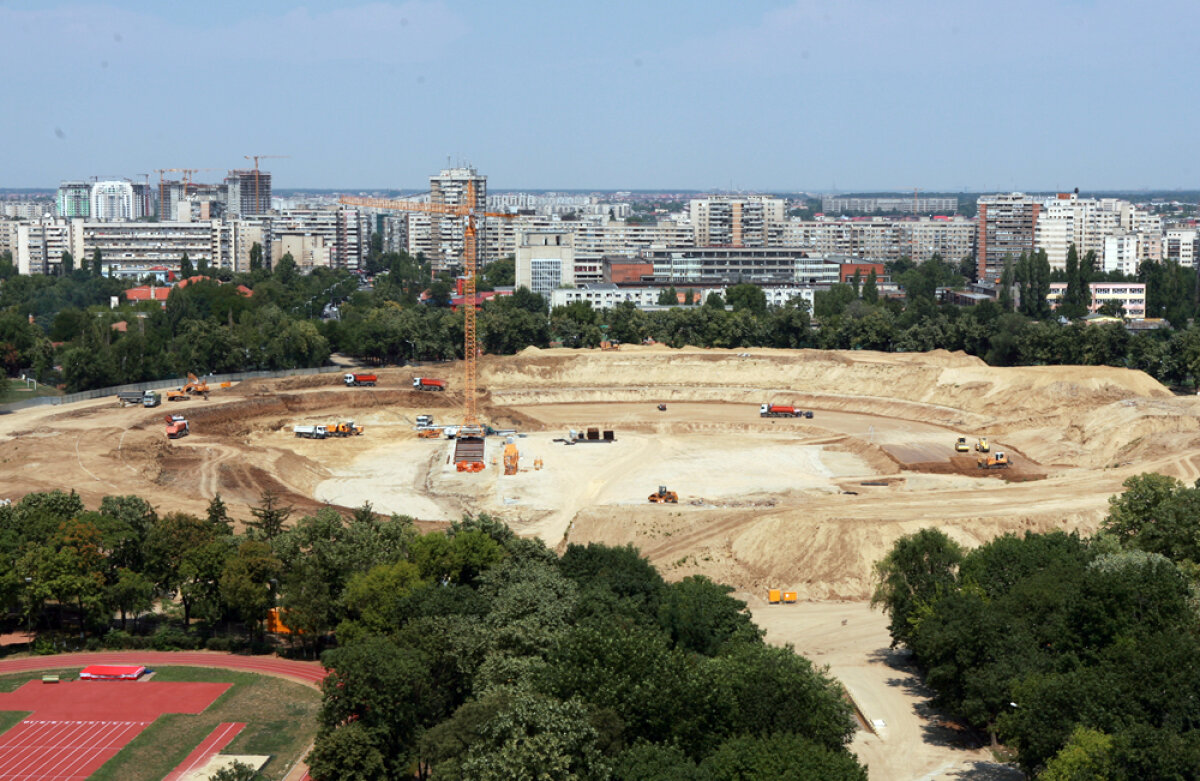 SUPERFOTO Aşa s-a construit bijuteria Naţional Arena! 4 ani, 8.000 de muncitori, 234 de milioane de euro