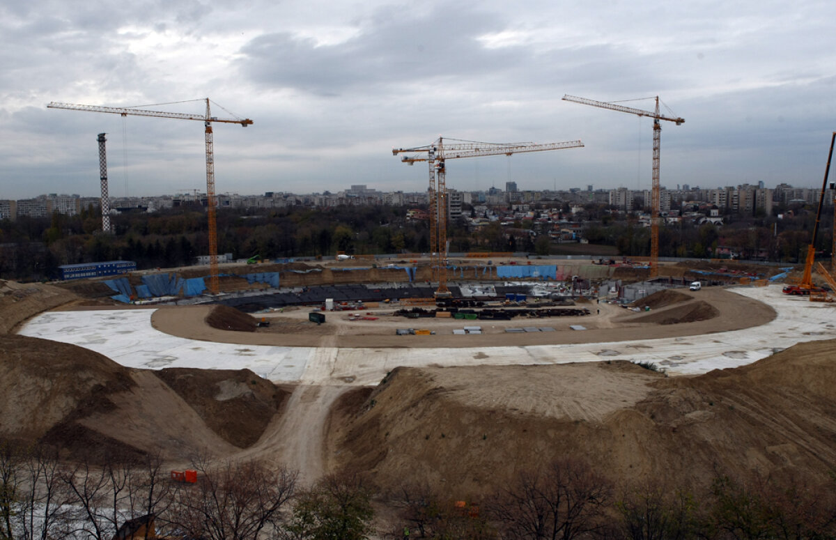 SUPERFOTO Aşa s-a construit bijuteria Naţional Arena! 4 ani, 8.000 de muncitori, 234 de milioane de euro