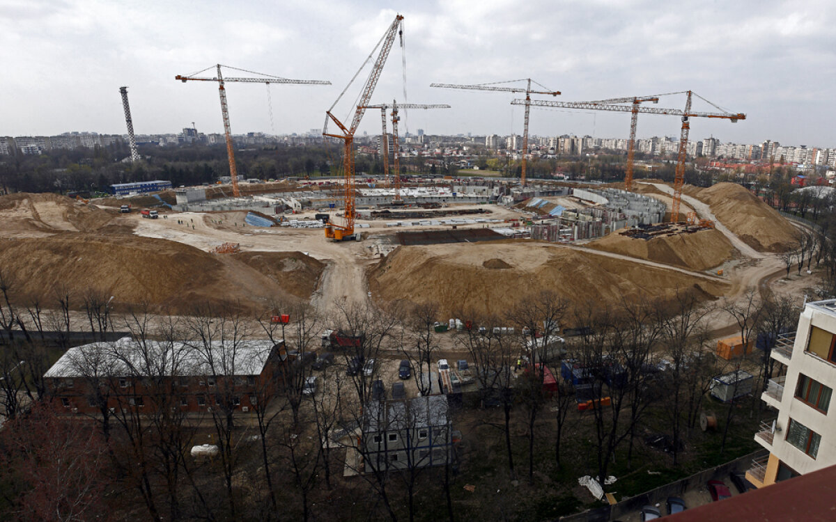 SUPERFOTO Aşa s-a construit bijuteria Naţional Arena! 4 ani, 8.000 de muncitori, 234 de milioane de euro