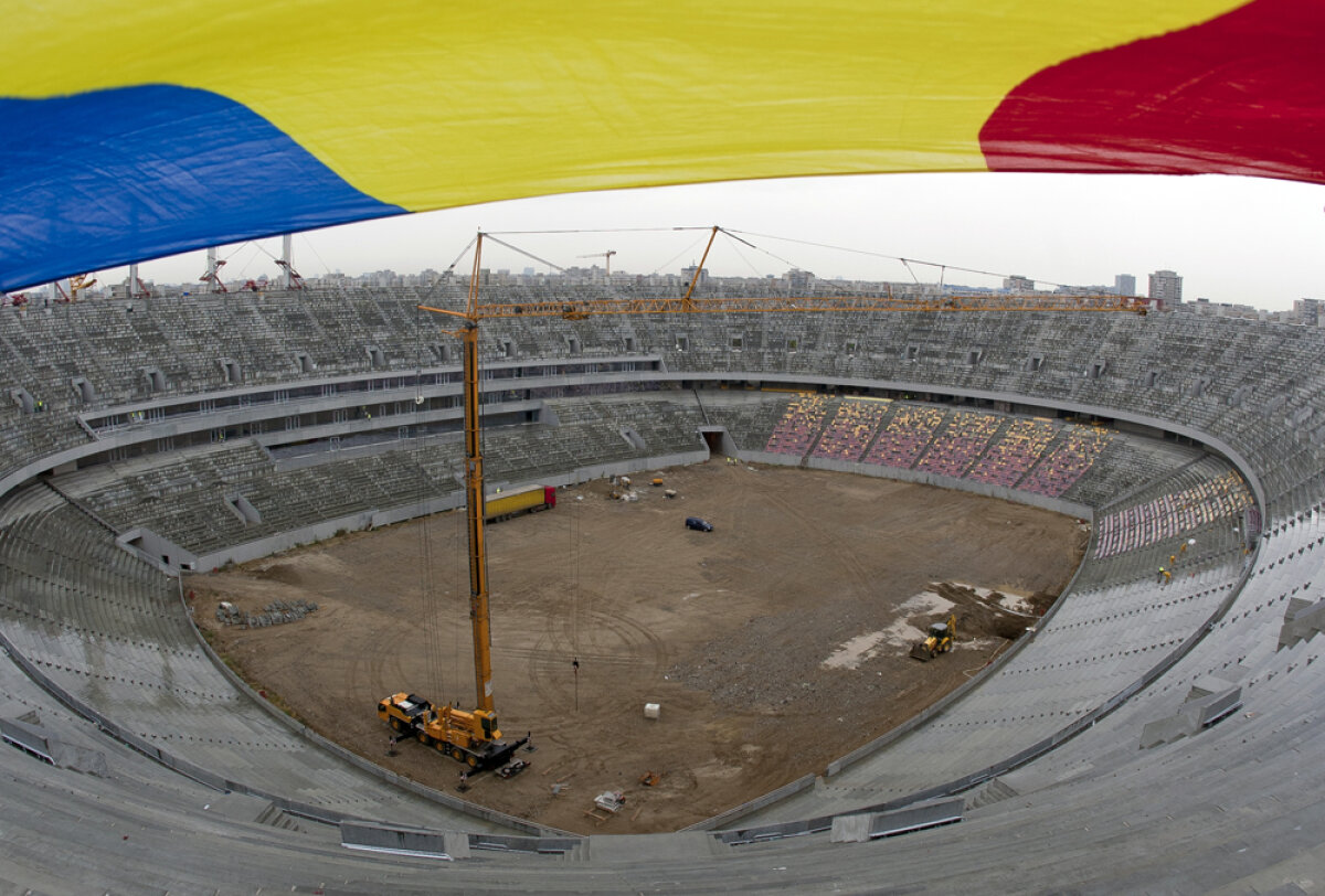 SUPERFOTO Aşa s-a construit bijuteria Naţional Arena! 4 ani, 8.000 de muncitori, 234 de milioane de euro