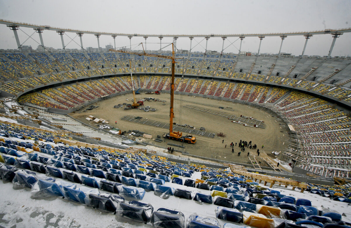 SUPERFOTO Aşa s-a construit bijuteria Naţional Arena! 4 ani, 8.000 de muncitori, 234 de milioane de euro