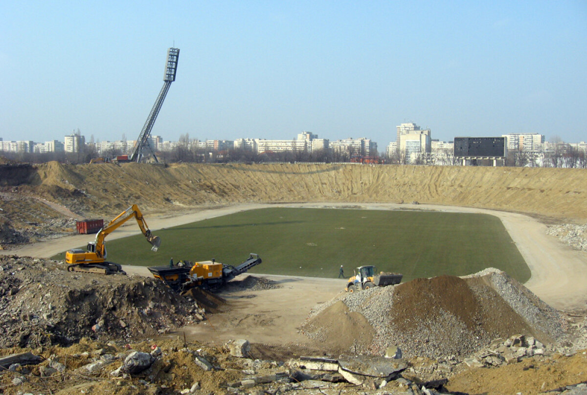 SUPERFOTO Aşa s-a construit bijuteria Naţional Arena! 4 ani, 8.000 de muncitori, 234 de milioane de euro
