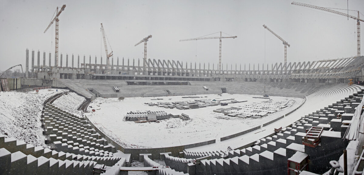 SUPERFOTO Aşa s-a construit bijuteria Naţional Arena! 4 ani, 8.000 de muncitori, 234 de milioane de euro