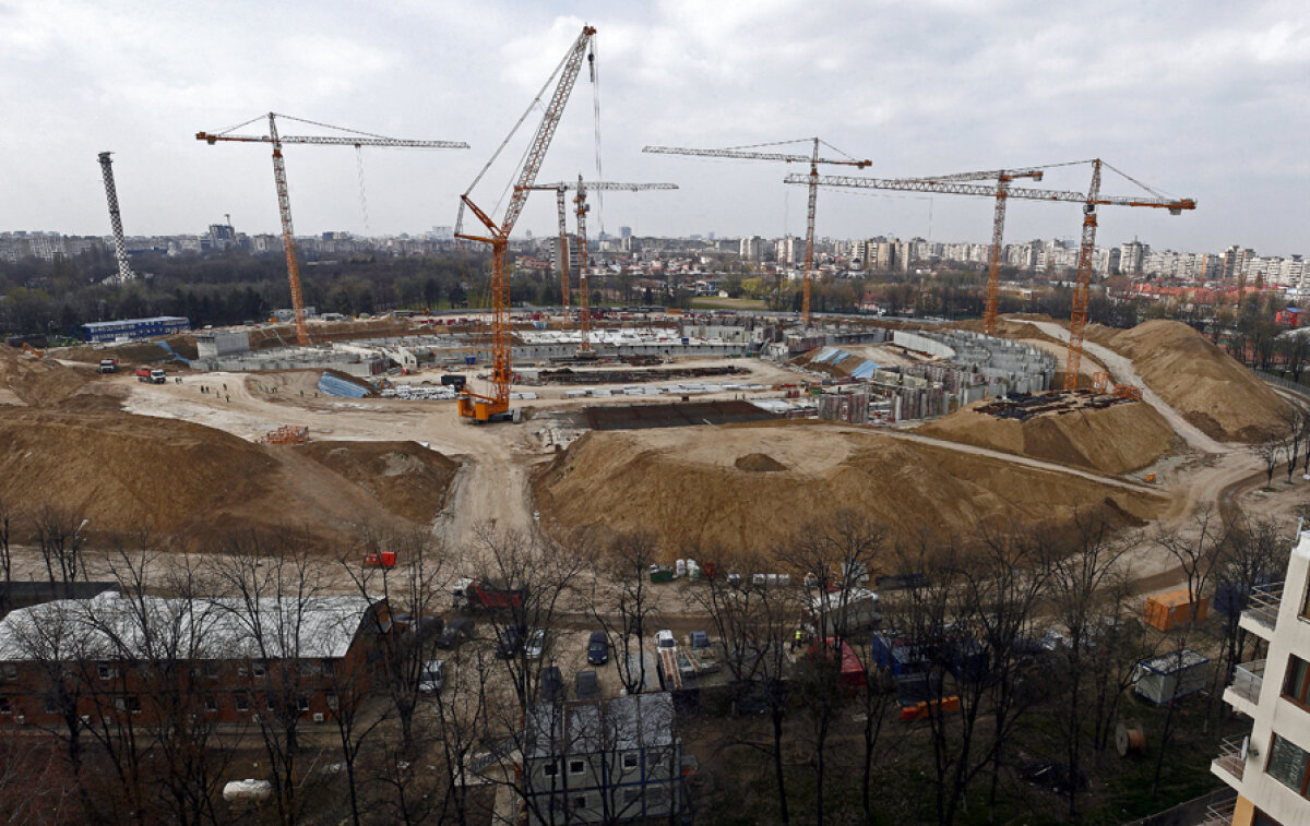 SUPERFOTO Aşa s-a construit bijuteria Naţional Arena! 4 ani, 8.000 de muncitori, 234 de milioane de euro