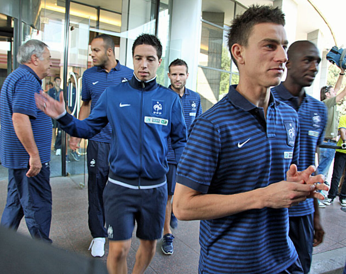 Francezii au pregătit meciul cu România în Parcul Herăstrău