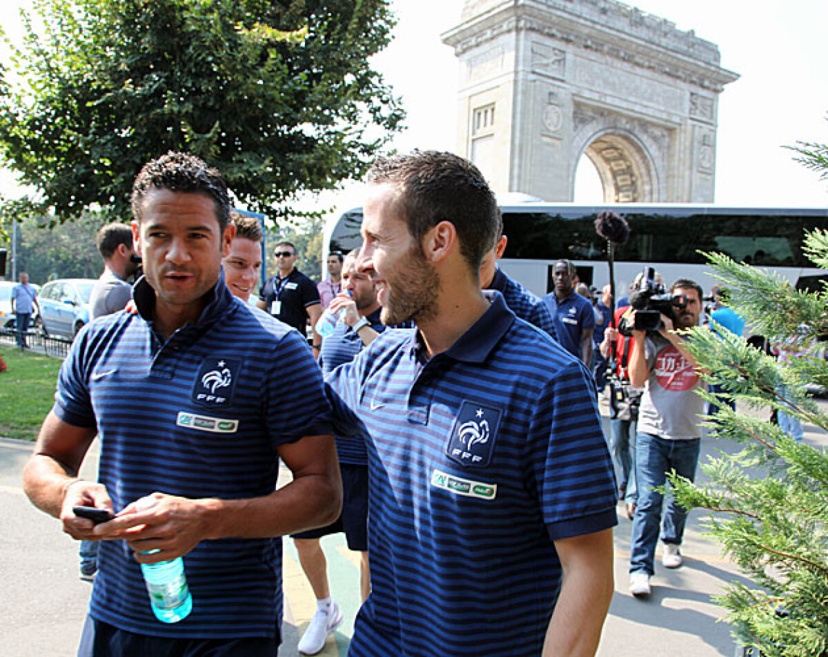 Francezii au pregătit meciul cu România în Parcul Herăstrău