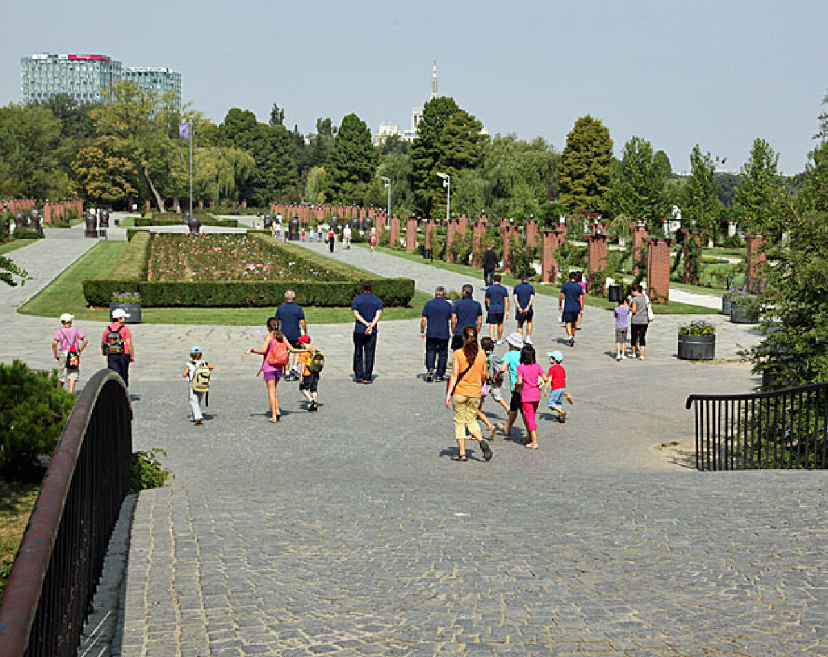 Francezii au pregătit meciul cu România în Parcul Herăstrău