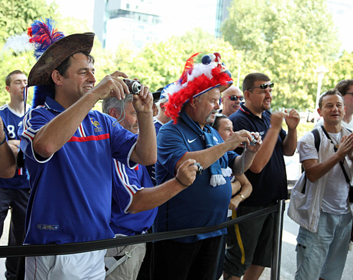 Francezii au pregătit meciul cu România în Parcul Herăstrău
