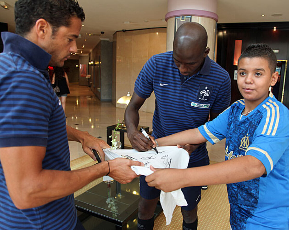 Francezii au pregătit meciul cu România în Parcul Herăstrău