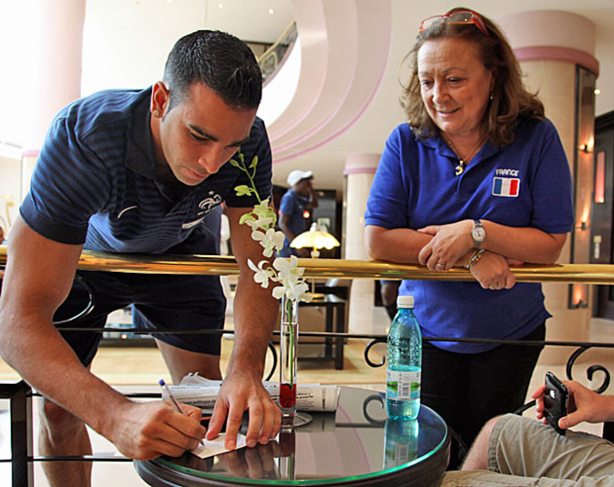 Francezii au pregătit meciul cu România în Parcul Herăstrău