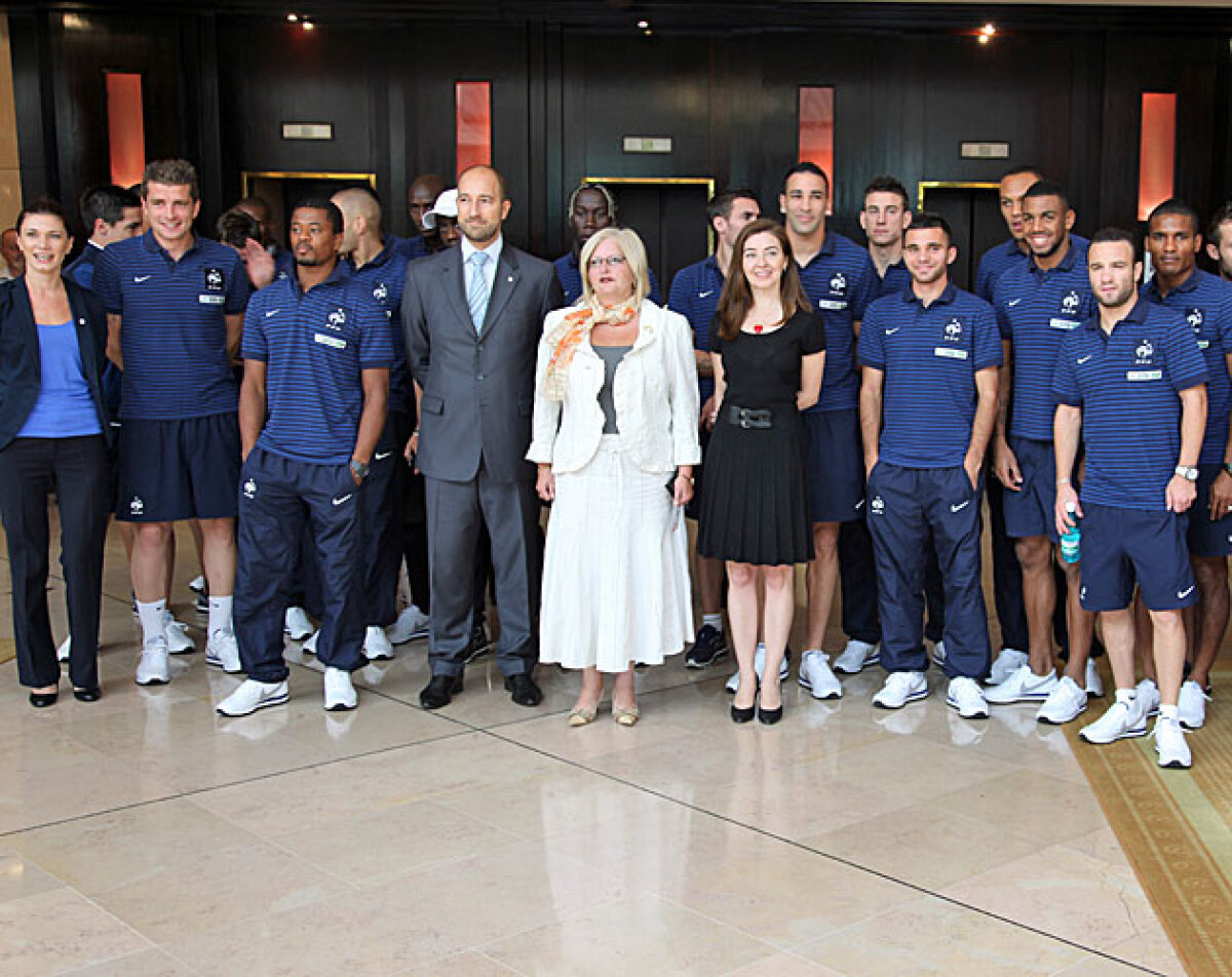 Francezii au pregătit meciul cu România în Parcul Herăstrău