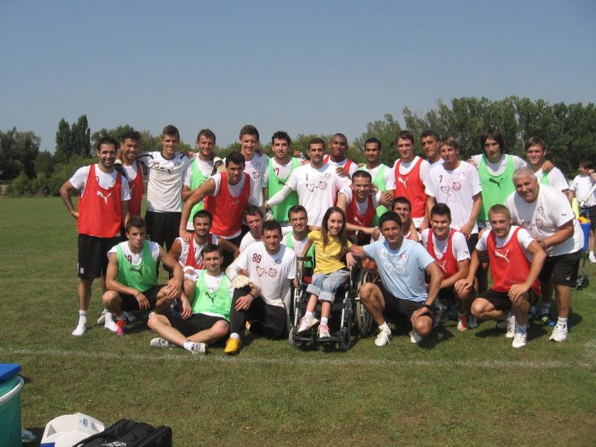 Giuleştenii au avut parte de o surpriză la ultimul antrenament » I LOVE Rapid!