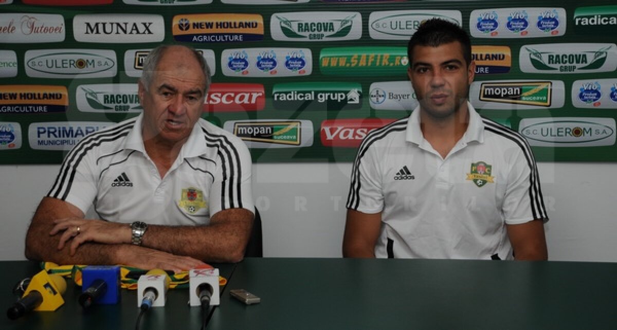 Marius Constantin a fost prezentat azi de FC Vaslui: "E un nou început pentru mine"