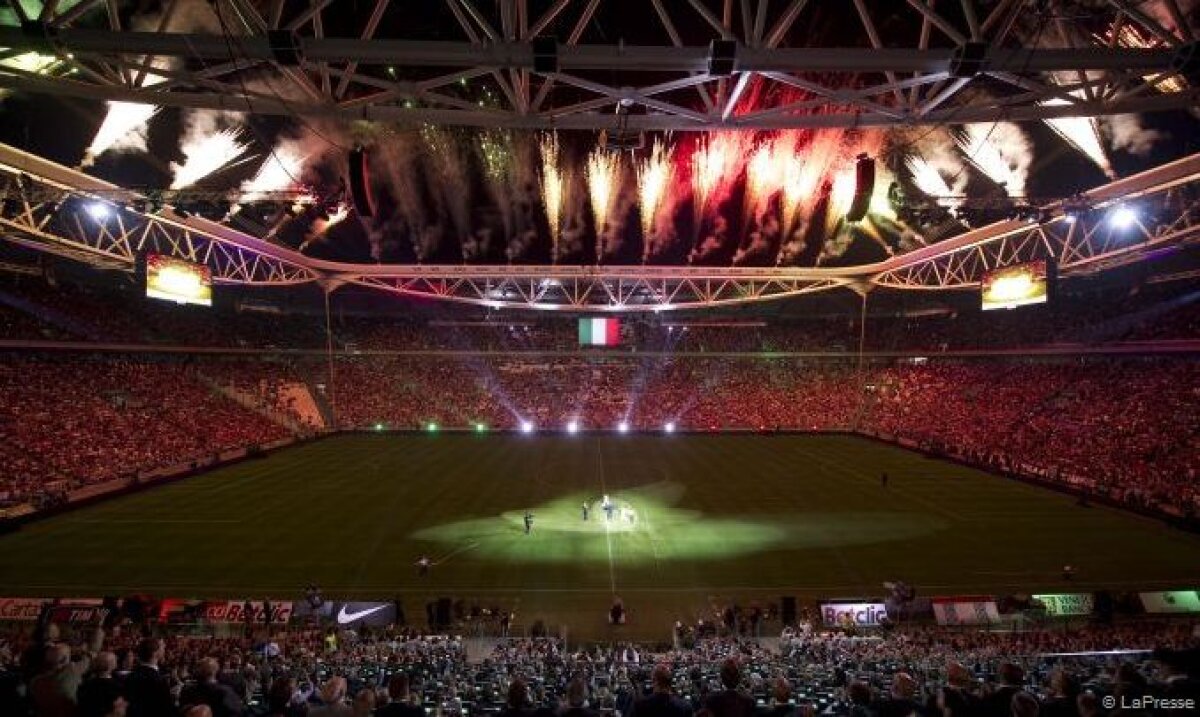 VIDEO & FOTO » Imagini spectaculoase de la inaugurarea noului stadion al lui Juventus Torino. Ei n-au cîrtiţe ca noi ;)
