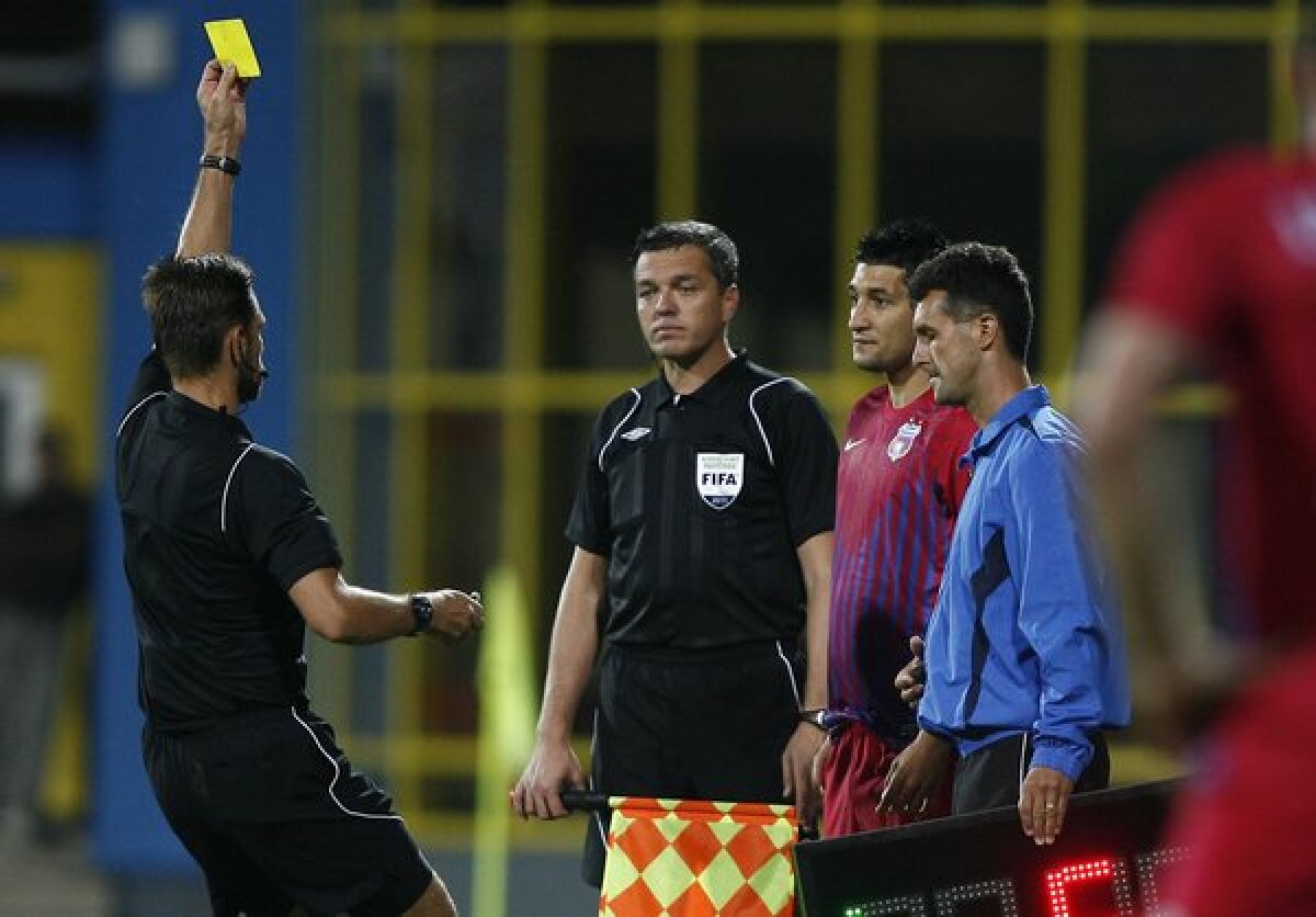 Florin Costea a debutat cu un "galben" la Steaua