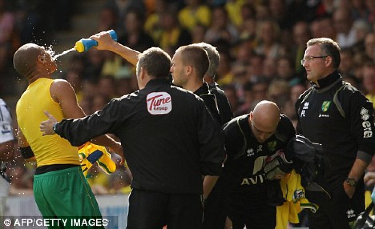 AŞA arată victima lui Tamaş din meciul cu Norwich City. Românul ar putea fi suspendat 3 etape!