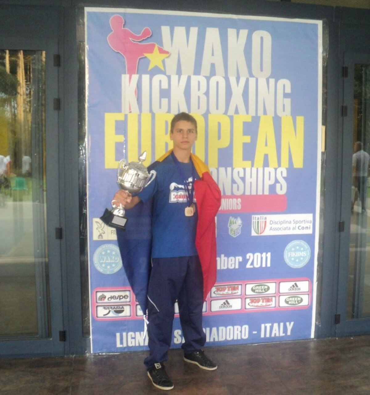 Valentin Chirea, primul român campion european de kick box rezervat juniorilor