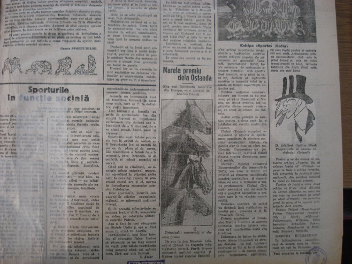 Ziua Gazetei » 87 de ani. Din 1924 în slujba sportului