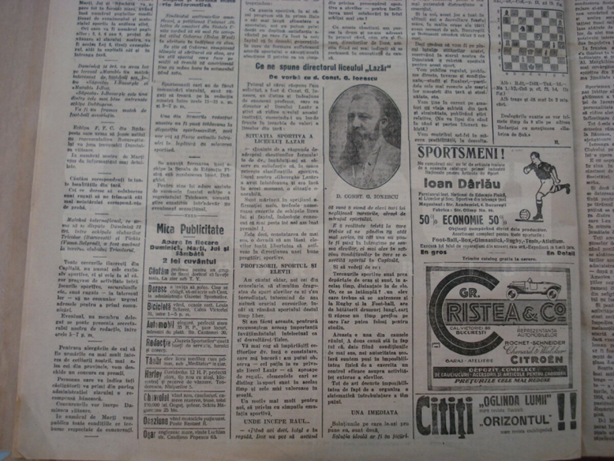 Ziua Gazetei » 87 de ani. Din 1924 în slujba sportului