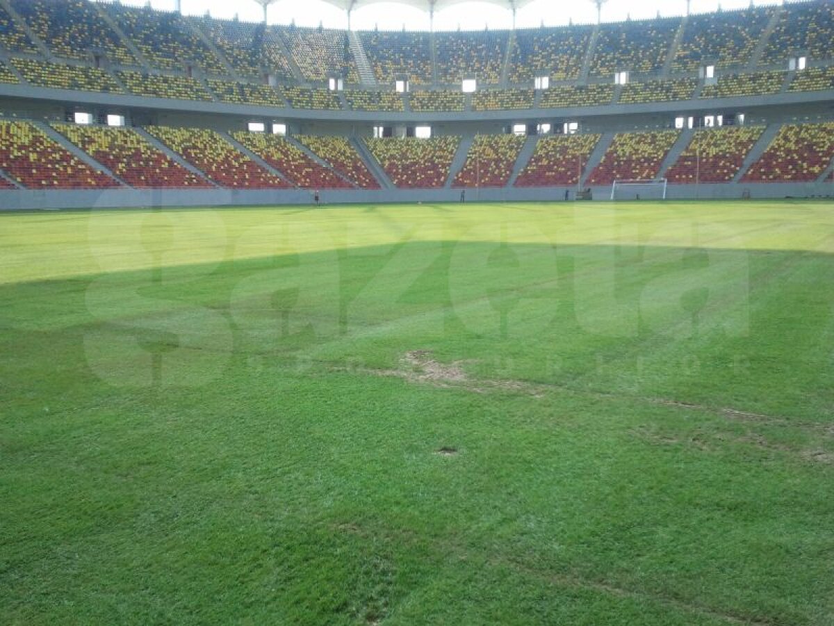 Gata! Noul gazon de pe Naţional Arena a fost montat în totalitate!