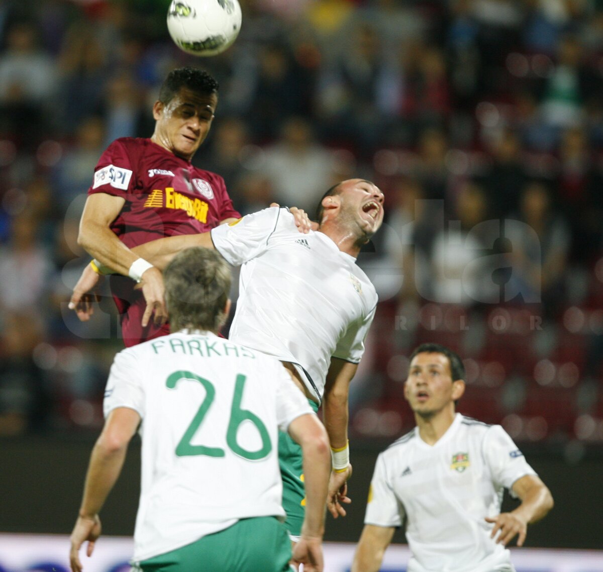 Cadu şi Weldon au tranşat derby-ul provinciei » CFR Cluj - FC Vaslui 2-0