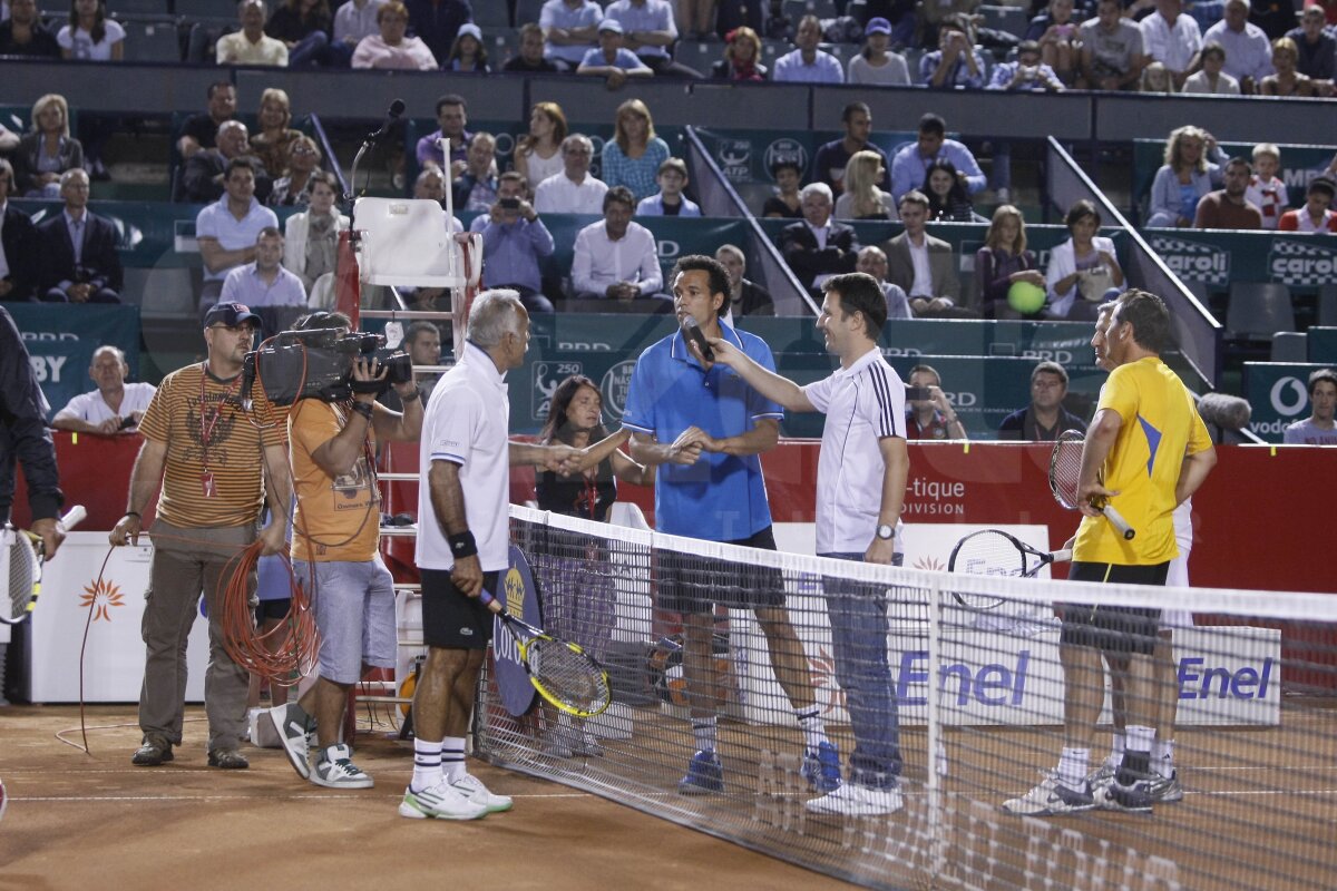 FOTO Năstase, Pavel, Bahrami, Noah şi El Aynaoui au făcut un spectacol adevărat la Arenele BNR!