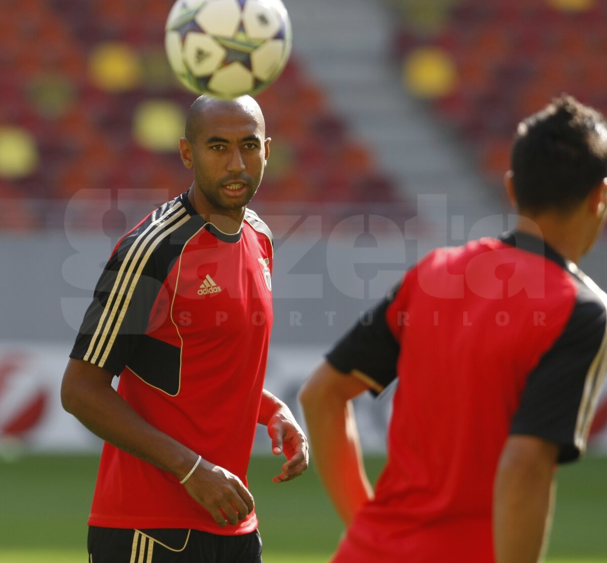 FOTO Benfica s-a antrenat pe terenul de coşmar de la România - Franţa. Rezistă!