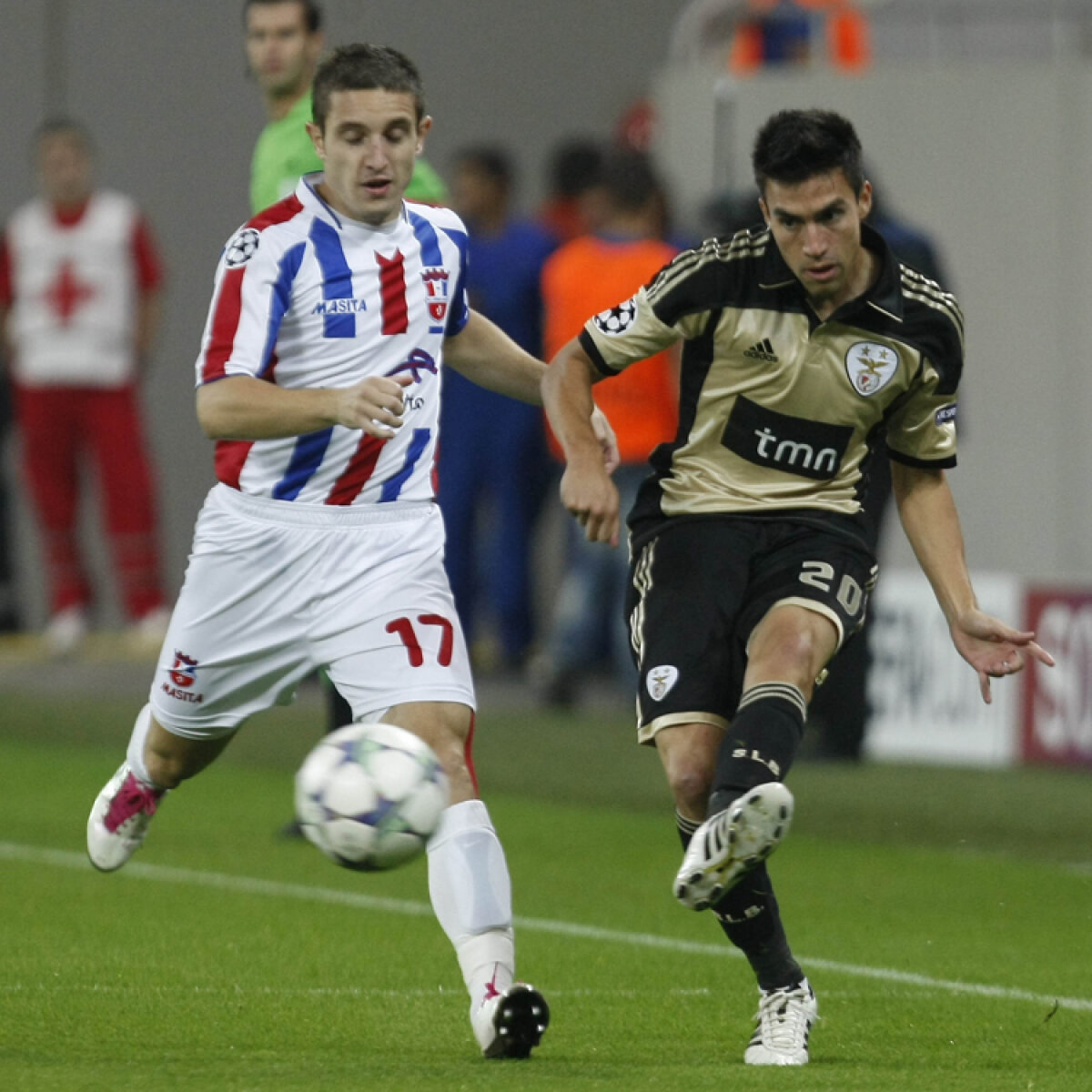 Oţelul pierde al doilea meci în grupele Ligii, 0-1 cu Benfica