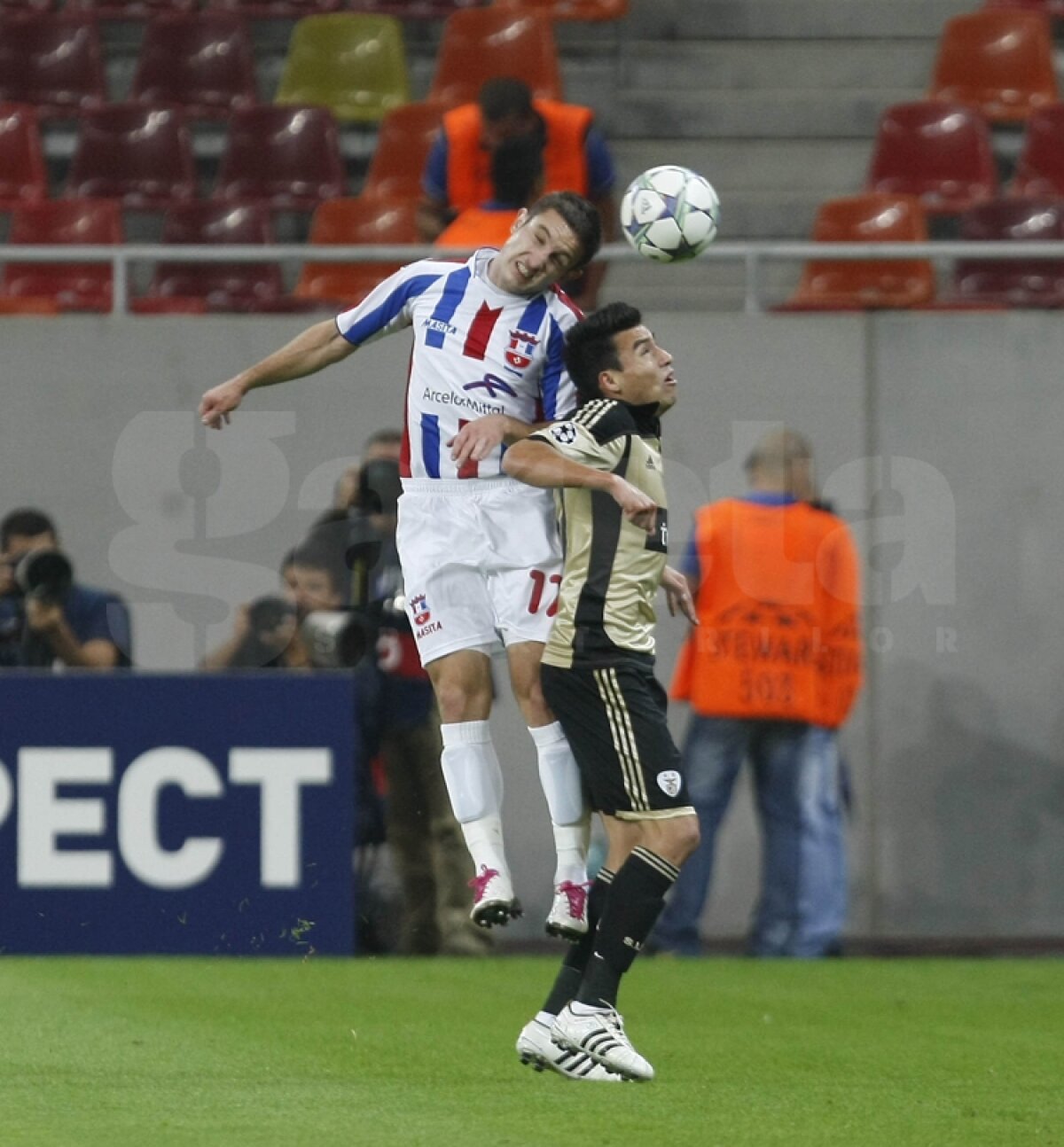 Oţelul pierde al doilea meci în grupele Ligii, 0-1 cu Benfica