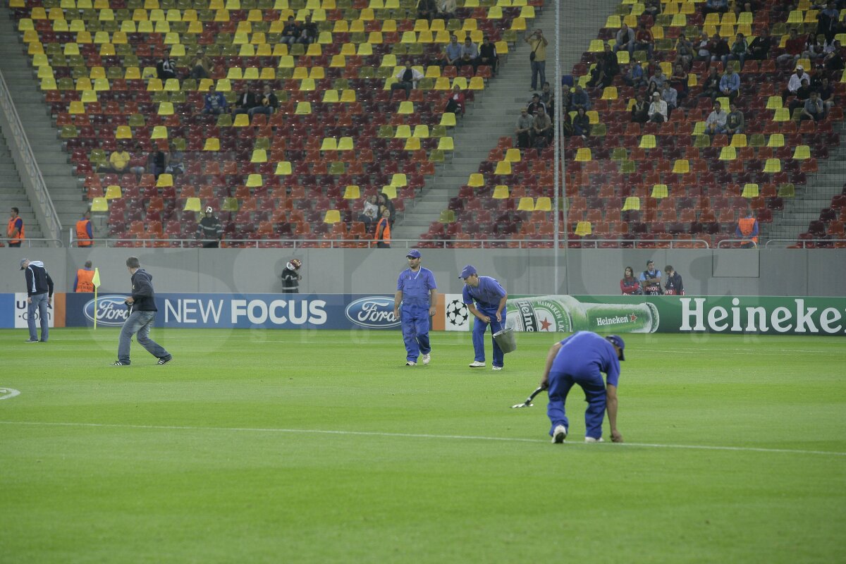 FOTO Am găsit soluţia pentru iarba de pe Naţional Arena » Băgăm spaima-n cîrtiţe :D