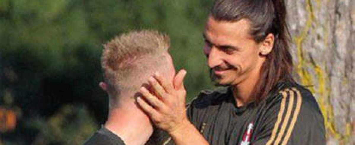 Tandreţurile lui Zlatan » Ibrahimovici l-a ”înşelat” pe Pique cu Abate :D