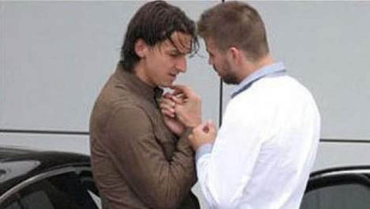 Tandreţurile lui Zlatan » Ibrahimovici l-a ”înşelat” pe Pique cu Abate :D