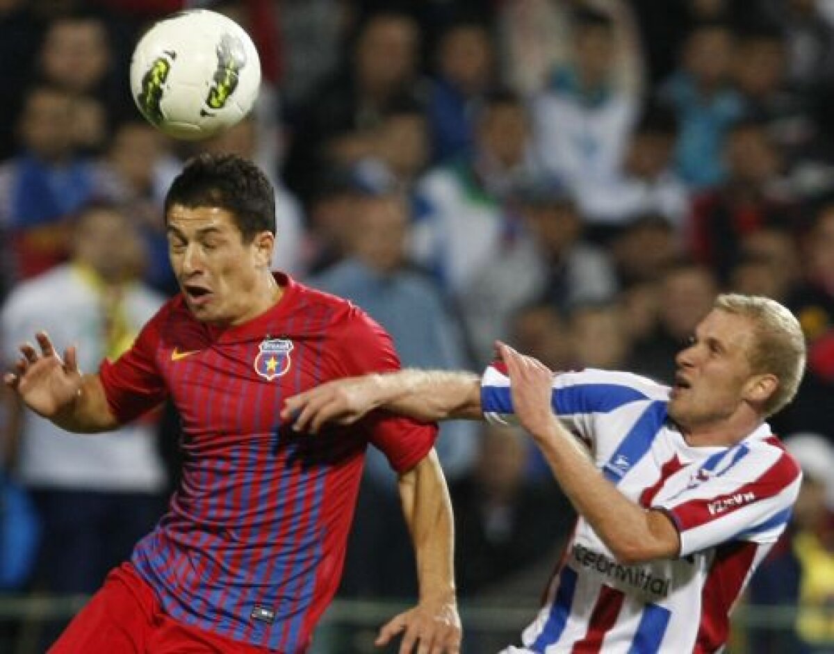 FOTO Feţele unui meci CRÎNCEN, decis abia în prelungiri, Steaua-Oţelul 2-1