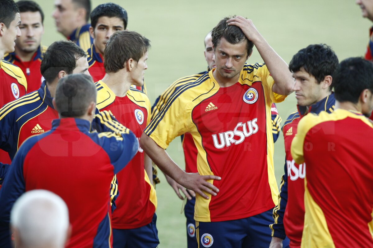FOTO / Adrian Mutu a părăsit antrenamentul naţionalei după 30 de minute!