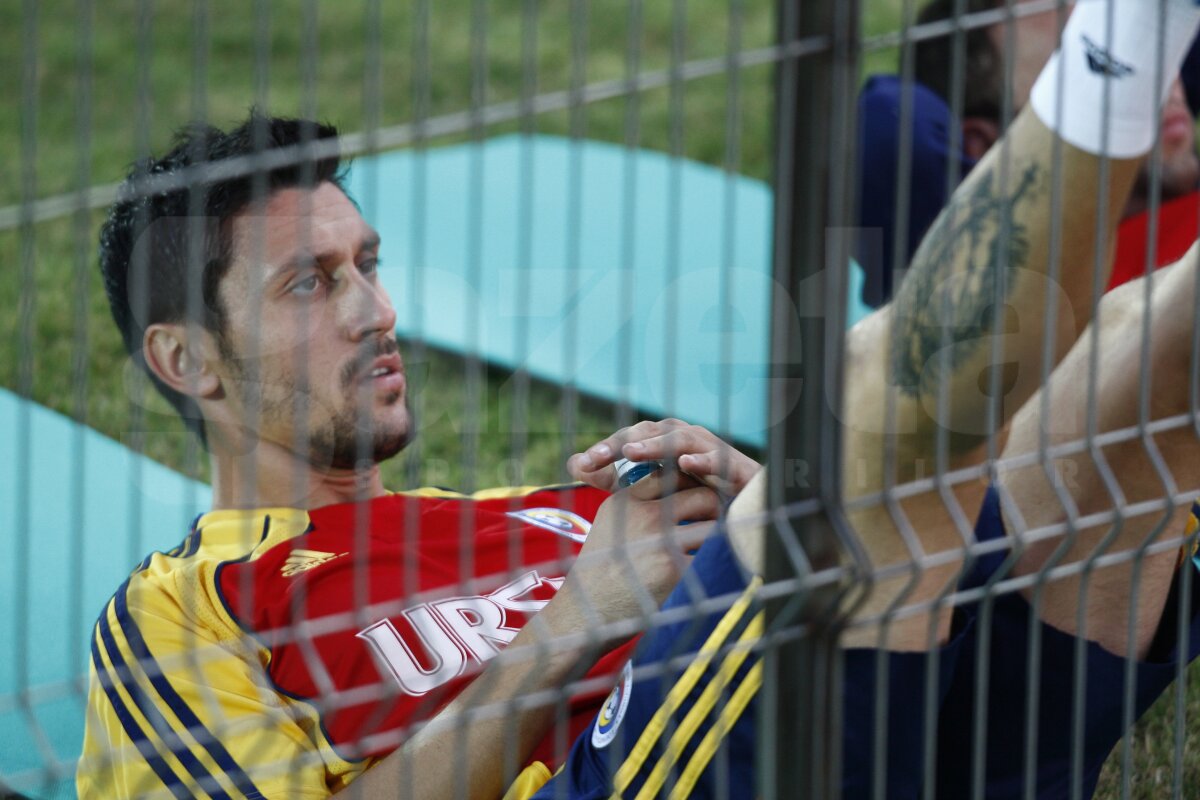 FOTO / Adrian Mutu a părăsit antrenamentul naţionalei după 30 de minute!