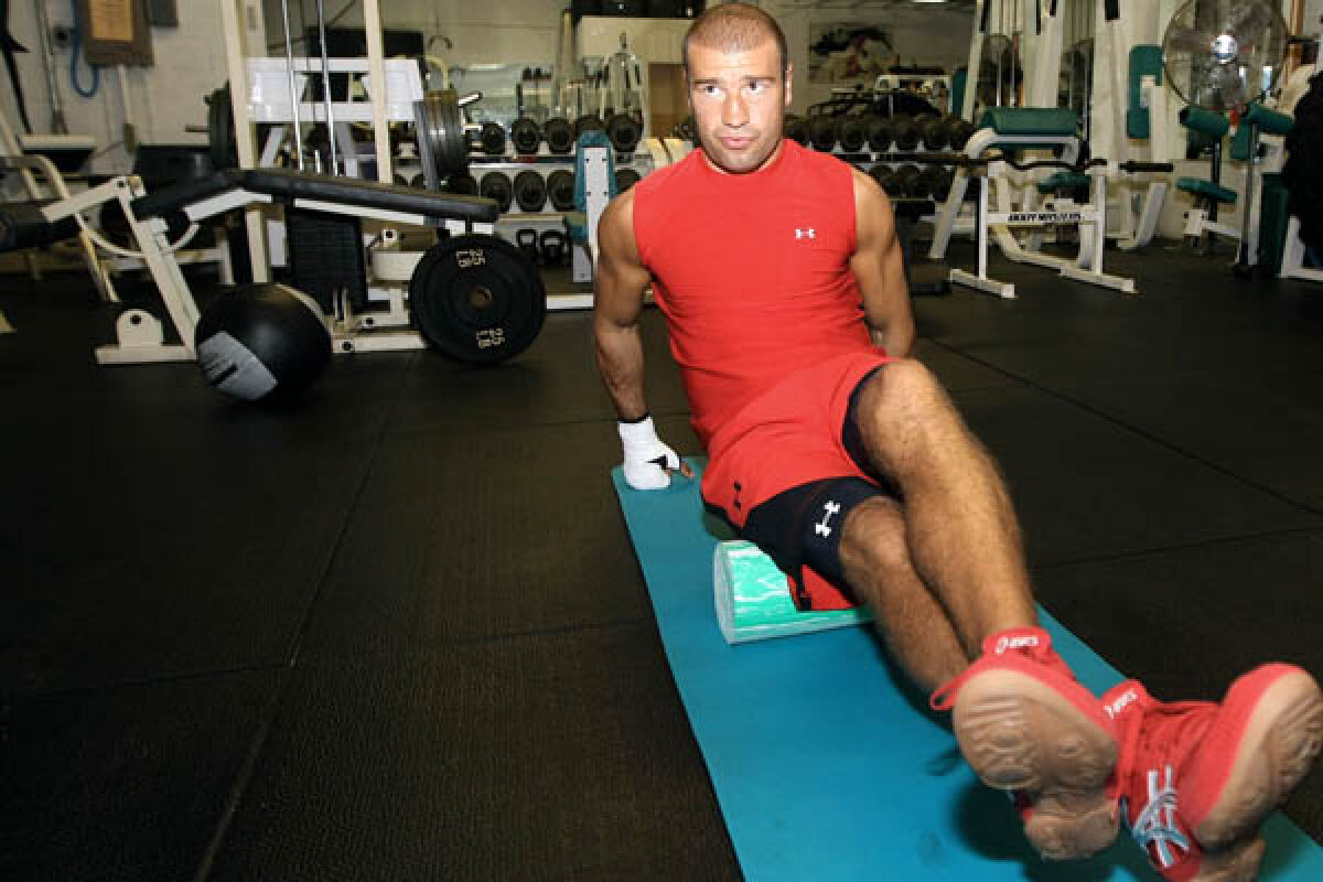 FOTO şi VIDEO/Bute, pregătit pentru Johnson » Mesajul românului pentru adversari: ”Sînt aici pentru toţi”