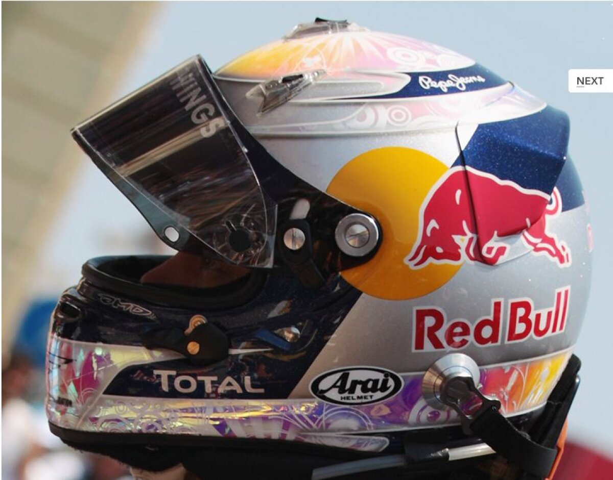 FOTO Ce pasiune ciudată are Vettel! Campionul F1 foloseşte cîte o cască diferită la fiecare cursă