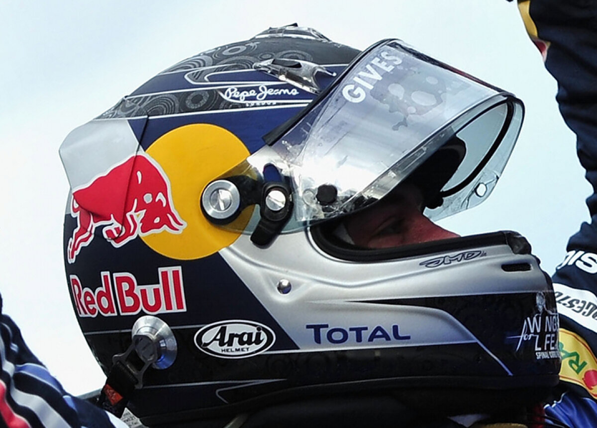 FOTO Ce pasiune ciudată are Vettel! Campionul F1 foloseşte cîte o cască diferită la fiecare cursă