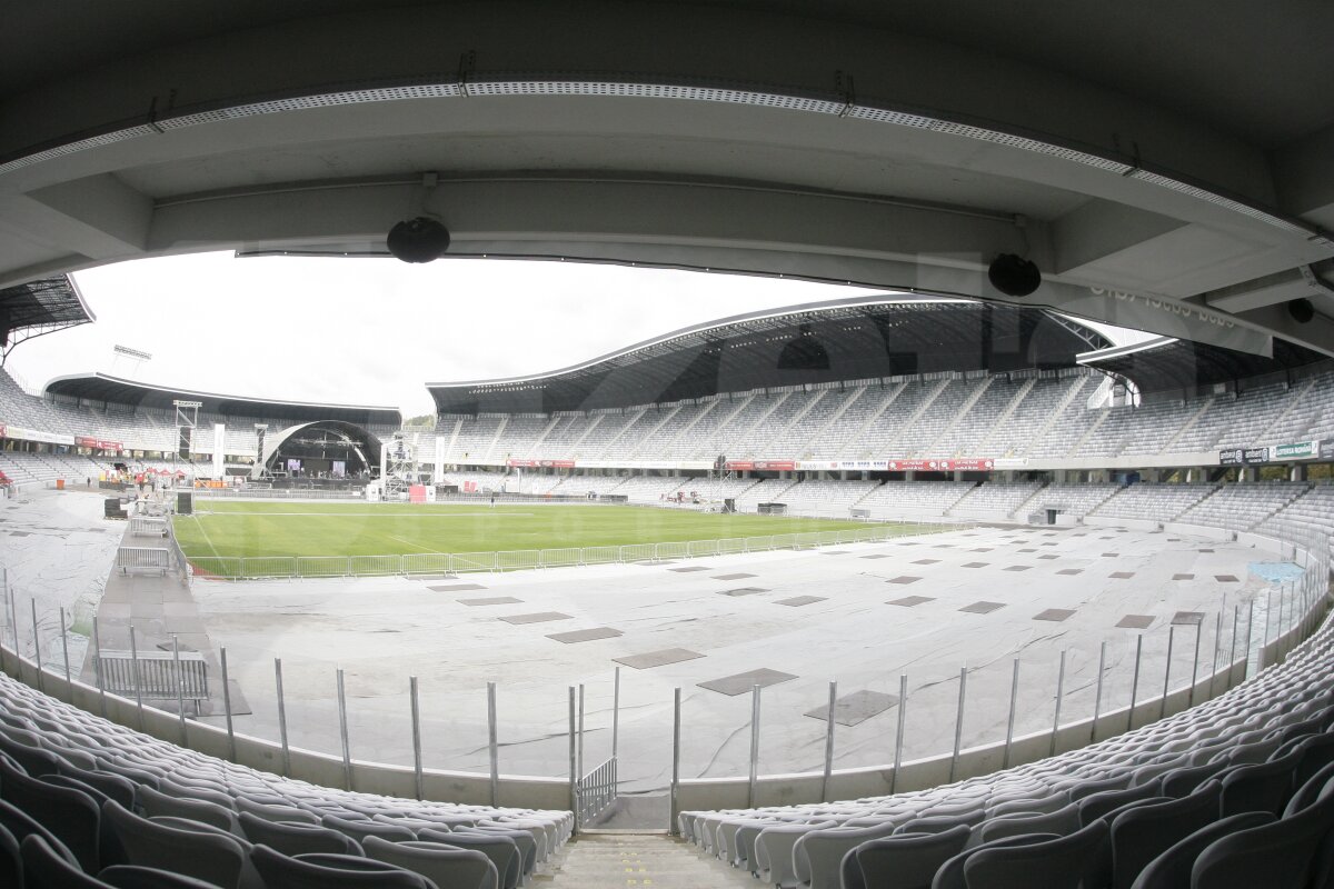 Iarbă bună ;) » Cluj Arena a rezistat la concertul Scorpions şi gazonul va fi perfect la meciul cu Kuban